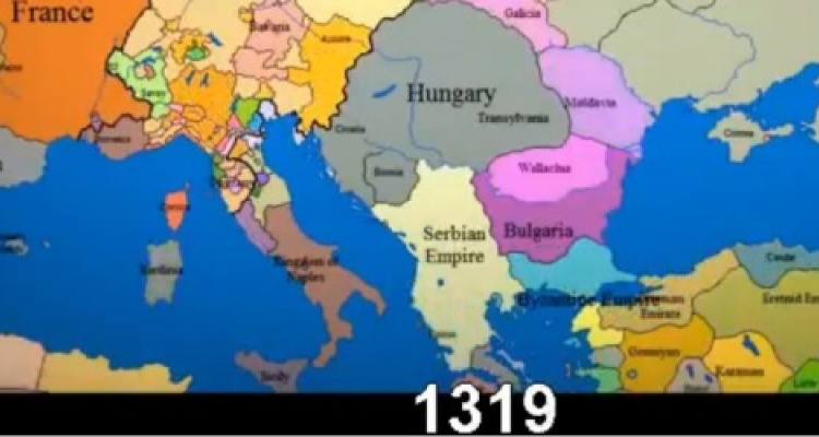 nova karta evrope Karta Evrope od 1000. godine do danas (VIDEO) | Frontal nova karta evrope