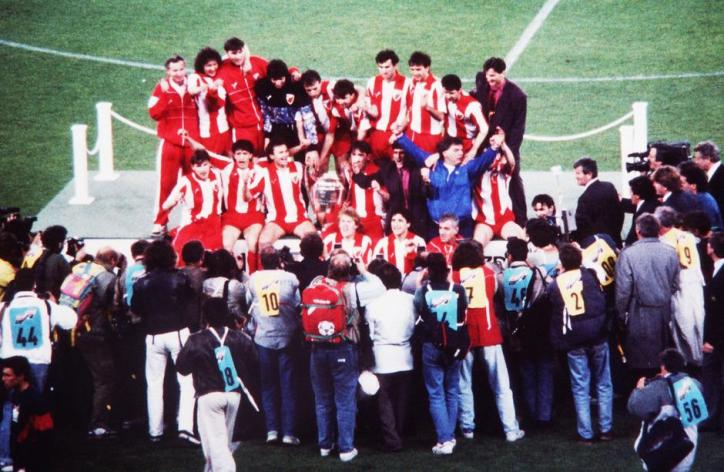 The Beauty of Football: Crvena Zvezda 1990-91 The Last Champions from  Eastern Europe : r/soccer